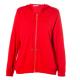 Red Leisure Ladies Thin Jacket With Hat , Modern Spring Autumn Coat Womens