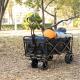 4  Wheels Folding Collapsible Wagon Utility Folding Outdoor Trolley Camping