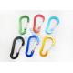 Flat Gourd Shape Colored Fast Clip Carabiner Snap Hook Customized Size Multi - Usage