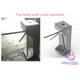 CE 120 Volt Power supply Tripod Turnstile Gate With Coin Collector , Stable Working