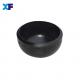 Pressure Rating 10K SCH40 Black Paint Pipe Fitting Cap With Transparent Paint Finish