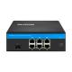 IP40 POE Network Switch Gigabit Ethernet For Harsh Outdoor Environment