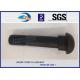 Railroad Track Bolts Fish Bolts 24 * 145mm 45# Grade 8.8 With Black Oxide