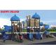 Red Blue Yellow  Outdoor Playground Equipment For Park  1040 x 550 x 540