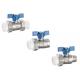 3401 3402 3403 Butterfly Handle Brass Ball Valve DN15 DN20 DN25 for Connections PP-R x PP-R, Female x PP-R, Male x PP-R