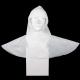 White Disposable Surgical Hood / Surgical Head Cover Face Protective