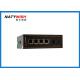 Aluminum Material Industrial Ethernet Switch , Lightweight 5 Port Ethernet Switch Din Rail