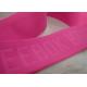 Embossed 3D Raised Name Logo Patches Adhesive Hook And Loop Tape For Sportswear