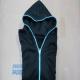 hot selling wholesale el hoodies/ glow hoodies/ el wire hoodies