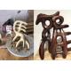 Retro Style Chinese Character Statues , Giant Fiberglass Statues Museum Decorations
