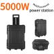 Large Capacity 5000W Portable Power Station for Home Emergency Backup and Car Camping