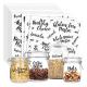 Customizable Transparent Clear Labels Water Resistant For Containers Jar