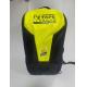 Yellow Waterproof Cycling Rucksack , Motorbike Helmet Backpack With Dry / Wet Separation