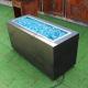 Carbon Steel Garden Gas Fire Pits Outdoor Rectangle Propane Firepit