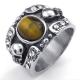 Tagor Jewelry Super Fashion 316L Stainless Steel Casting Rings Collection PXR005