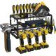 Wall Mount Electrician Tool Rack for Cordless Drill Classification Non-folding Rack