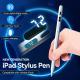 Aluminum Alloy Micro USB Charging Stylus Pen 0.2mm Accuracy For Apple Pencil Alternatives