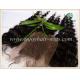 Lace top closure 4''x4'' ,malaysian virgin hair natural color deep wave 10''-24''length