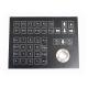 OMRON Switch Computer Mouse Trackball Industrial Membrane Keyboard 38 Keys