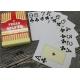 Custom 100 Percent Plastic Playing Cards / Plastic Poker Cards for Entertainment