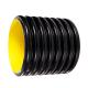 SN8 DN300 Rainwater HDPE Drainage Pipes 6M Length HDPE Sewer Pipe