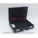 Black Aluminum Laptop Case , Custom Aluminum Carrying Case 90 Degree Open