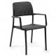 new style outdoor plastic coffee room dining arm chair Alicante A chair furniture