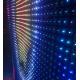 transparent full color outdoor flexible led strip curtain video display