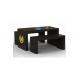 Wooden Black Nesting Display Tables Light Duty High Grade For Garment Mall