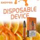 Orange Flavor 5000 Puffs Refillable E Cigarette 1.2Ω 650mAh With LED Lights