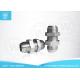 Carbon Steel JIC 37 Degree Flare Fittings Hydraulic Bulkhead Fittings Connector