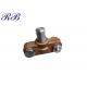 Natural Copper Alloy Casting Fasteners And Fittings Ground Connector Clip CT7-CT8
