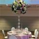 ZT-370 New wedding table decoration centerpiece pillar flower arrangement stands