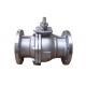 OEM Silver DN200 Pneumatic Actuated Ball Valve 2 Way