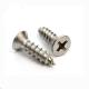 Stainless Steel Countersunk Head Self Tapping Screws Phillips Recess Socket SUS 410 Hardened High Strength