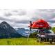 UV 50+ Roof Rack Camping Tent , Jeep Roof Mounted Tent Fashionable Design