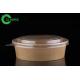 Recyclable Thanksgiving Paper Bowls , 500 ML Microwavable Disposable Soup Bowls