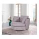 Durable Fabric Leisure Sofa Chair , Anti Abrasion Single Seater Couch Sofa