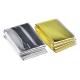 Reusable Thickened Emergency Aluminium Pe Foil Space Thermal Blankets For Survival