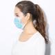 Anti Dust Medical Mouth Mask , 3 Ply Face Mask Elastic Ear Loop Easy Wear