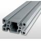 Silver Industrial Aluminium Profile , Alloy 6061 T6 Aluminium Extrusion