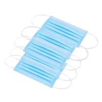 No Irritation To Skin Disposable 3 Ply Face Mask Hypoallergenic Fiberglass Free