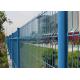 Powder Sprayed Curved Metal Garden Mesh Fencing Multicolor Available