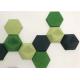 Hexagon  Polyester 3D Decorative Sound Absorbing Wall Panels