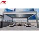 Modern Motorized Pergola Aluminum Freestanding Installation Adjustable Louver Roof