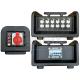 Syntax MS7 Three Phase 32A HDPE Portable Distribution Box IP67 With 6 Nos Nema Dual Sockets With Earthing Stud 395x260x275mm
