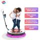 Phone App Control 360 Rotating Photo Booth 40 100cm Automatic Rotating Glass Platform With Ring Light