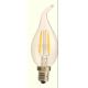 LED Filament 2w C35 200 Lumen LAMP Retro Saving Energy Indoor Chips Transparent Glass Bulb House Office Used EU Model