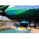Spiral Space Bowl Water Slide / Funny Water Park Playground Equipment