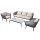 Aluminium Rope Sectional Couch Outdoor Lounge Setting